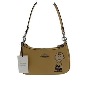 Coach Peanuts Teri Shoulder Bag with Charlie Brown